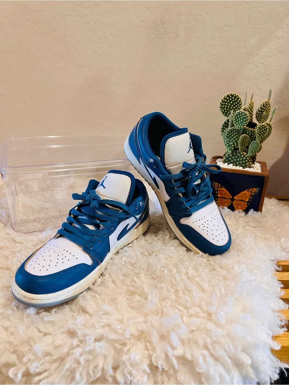 Nike air Jordan 1- low top blue sneakers